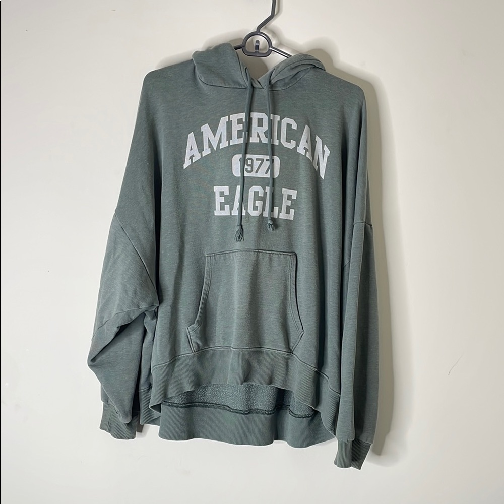 American Eagle Outfitters Green Hoodie